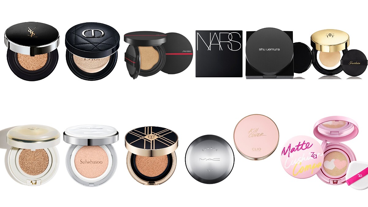 2019下半年「氣墊粉餅」完整12款推薦！YSL、迪奧、植村秀、嬌蘭、M.A.C、NARS、資生堂、雪花秀…最強底妝一次看
