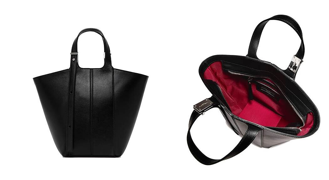 Diletta系列手提肩背包，中型款NT11,000元、大型款NT15,800