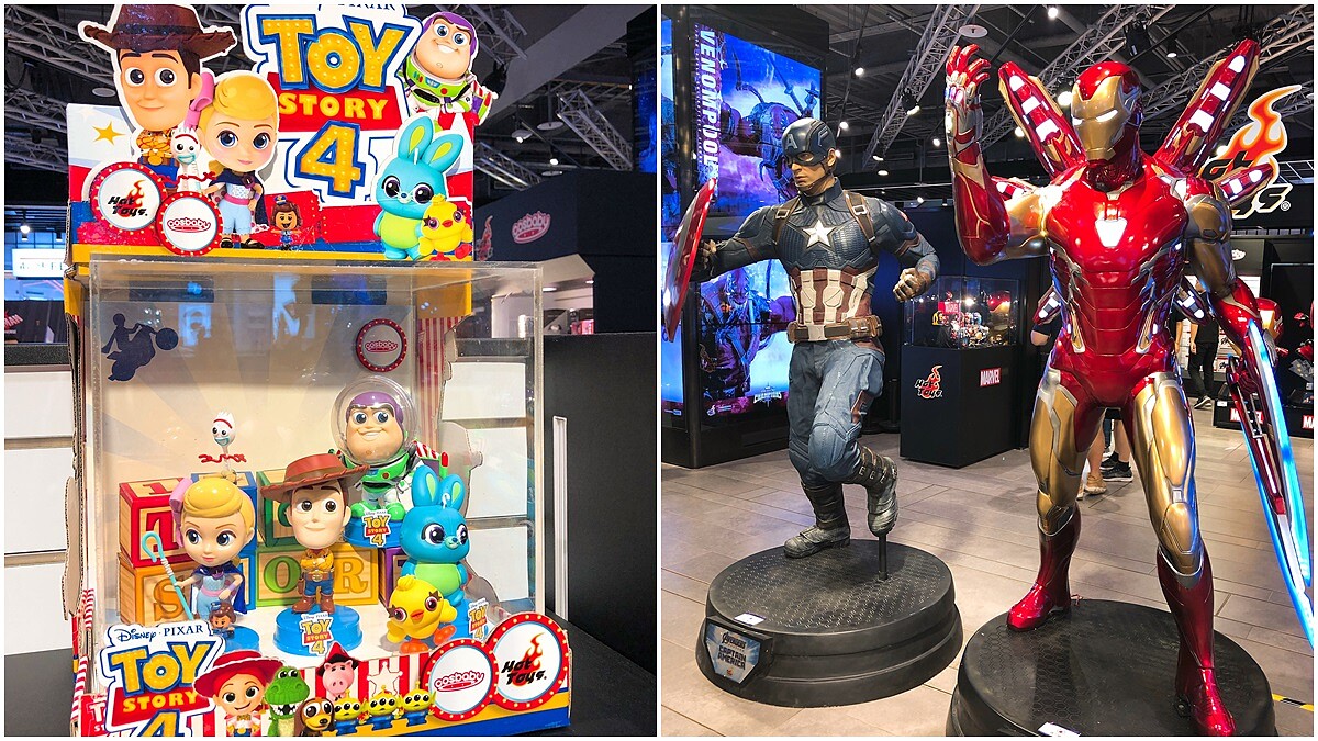 公仔控必朝聖！「2019 Hot Toys年度展」登場，破百件展品、8成首度在台展出，1比1鋼鐵人、美國隊長等你打卡