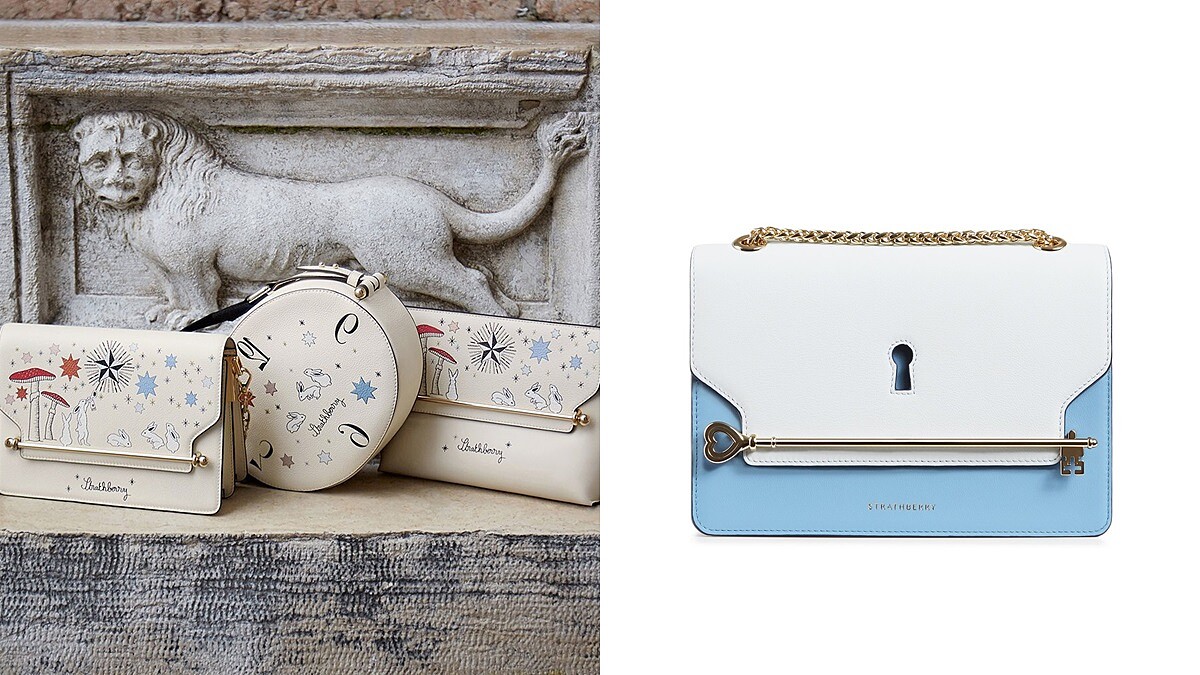 經典橫桿扣變成一把鑰匙！梅根王妃的愛牌STRATHBERRY推出愛麗絲系列，超萌兔子款一上架就快被搶空