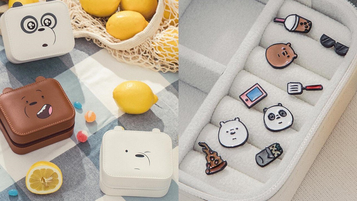 造型飾品盒必收！VACANZA聯手卡通《We Bare Bears熊熊遇見你》打造超萌飾品系列
