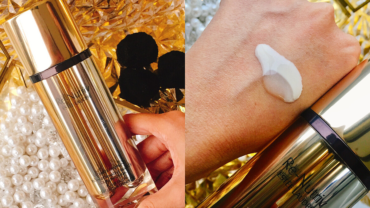 鉑金雙管設計完美比例封存黑鑽松露精萃！雅詩蘭黛白金級黑鑽松露雙活萃升級版 讓肌膚更緊緻透亮！