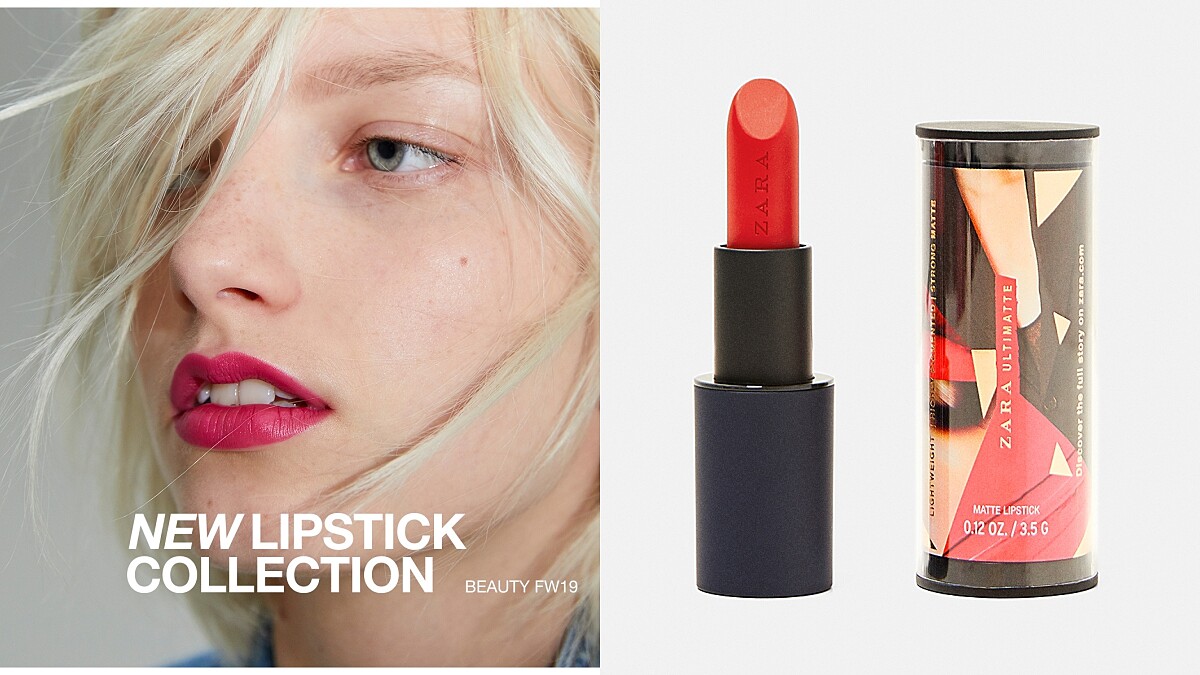 ZARA推出口紅了!12支絲絨唇膏+ 8 支霧面唇釉,竟然還是由英國彩妝大師Pat McGrath設計,官網限定上市