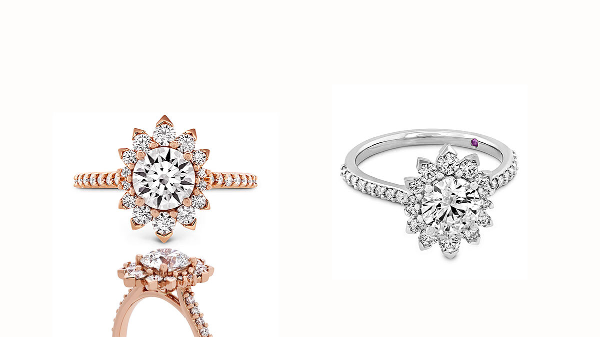 BEHATI SAY IT YOUR WAY戒指 玫瑰金/白K金款式、鑽石、粉紅剛玉、主鑽0.30ct起