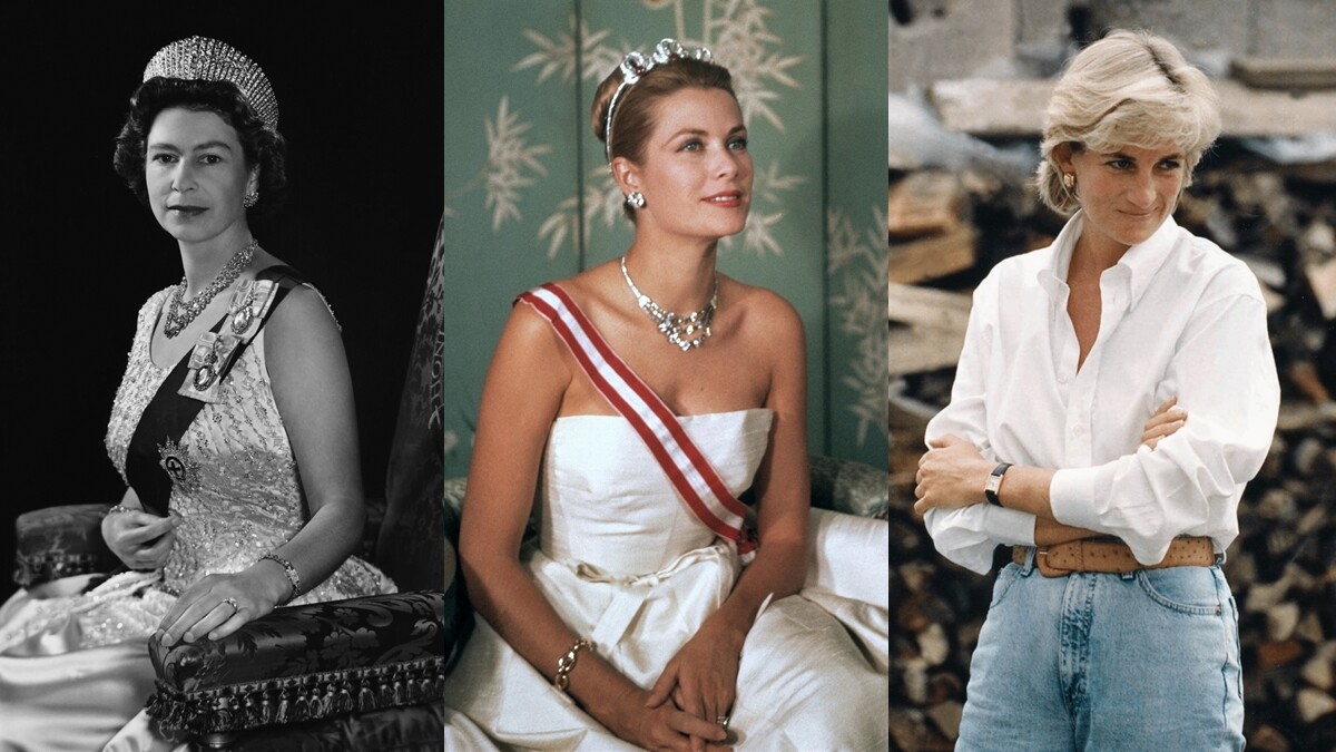 英國女王、黛安娜王妃、摩納哥王妃...名人貴族私藏腕錶是這些！