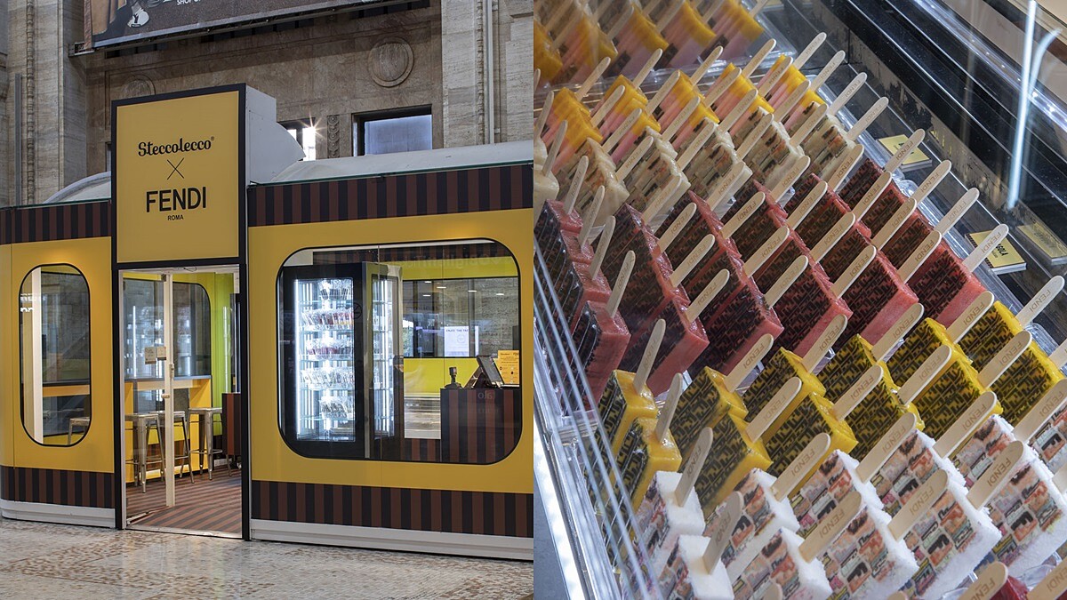 米蘭時裝週期間限定!Steccolecco X FENDI聯名快閃店就開在這處,可別錯過超人氣手工冰棒