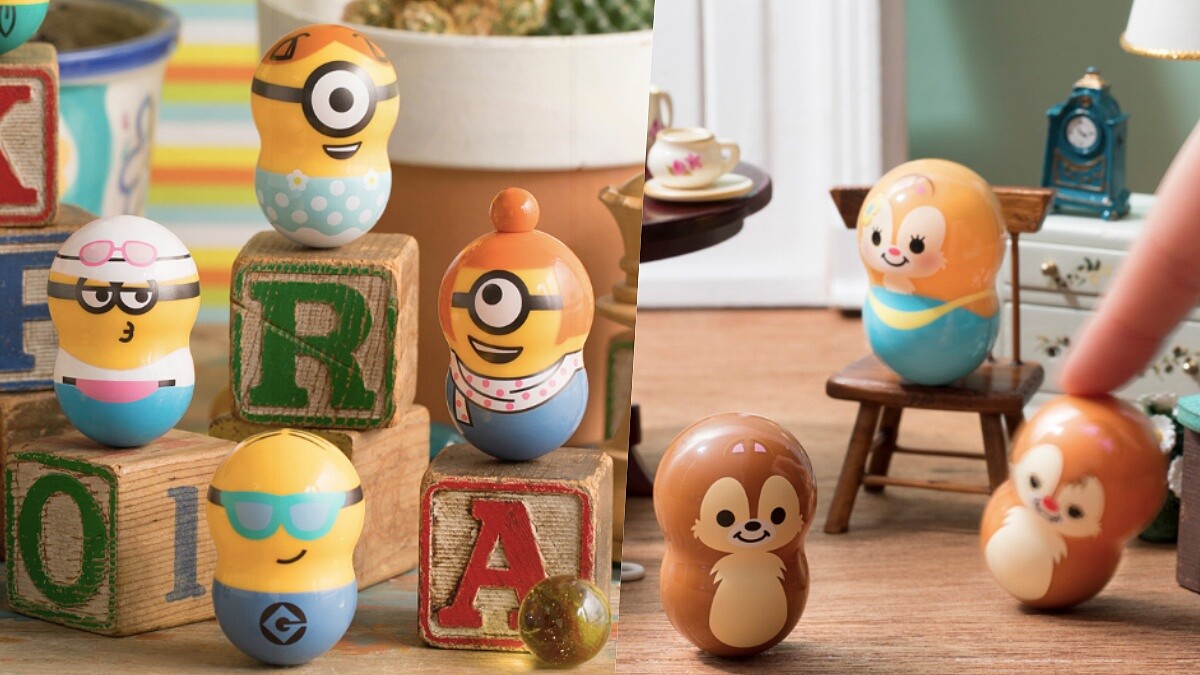 圓滾滾超療癒！「轉轉花生不倒翁」11款系列大公開，寶可夢、迪士尼公主、史努比、小小兵.....通通有