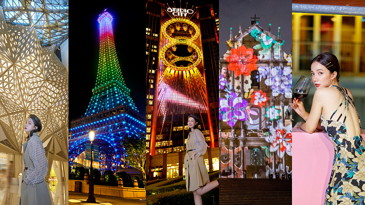 感受繽紛炫目光影之美，澳門5大必賞美景，浪漫指數飆升，錯過抱憾終生的人生美照讚出來!!!