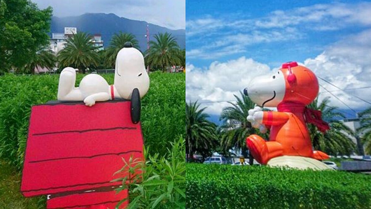 史努比迷快衝花蓮！全台首座「史努比迷宮」登場、8米高太空人史努比戴頭盔，鐵粉必失心瘋～