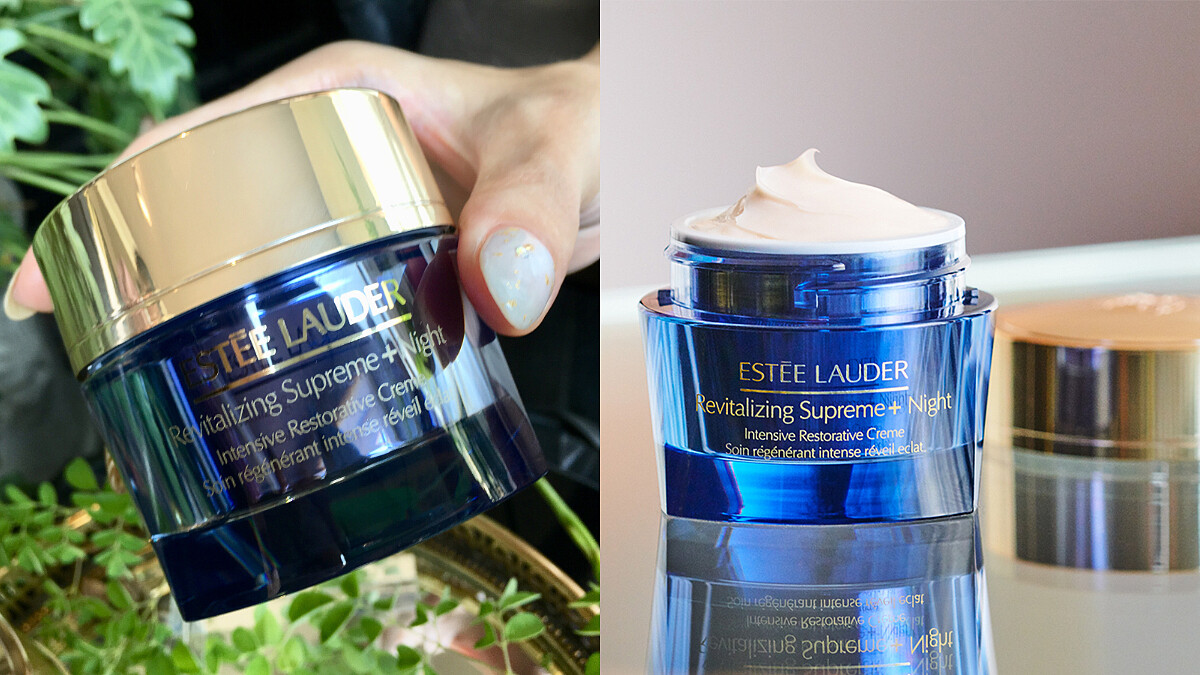 雅詩蘭黛全新無敵晚霜 綿密舒芙蕾質地 可按摩可薄敷，給肌膚滿滿水能量