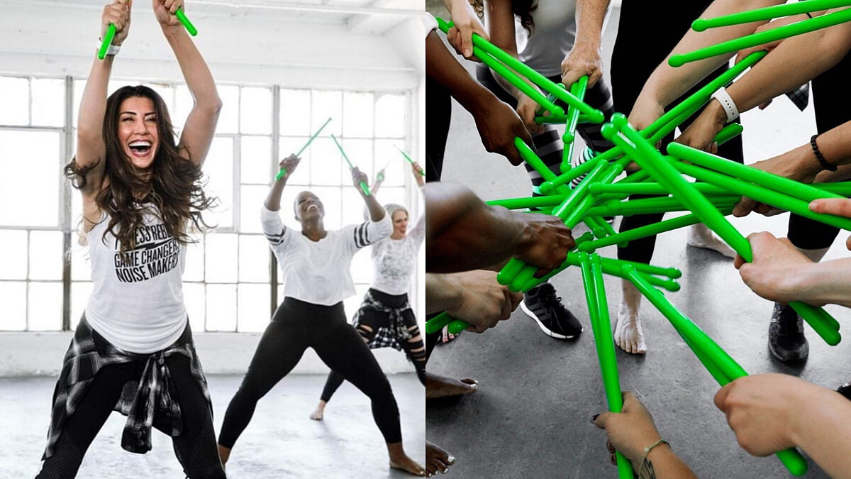 情不自禁動起來！歐美超夯POUNDFIT鼓棒有氧 讓人暢快宣洩壓力又能瘦手臂！