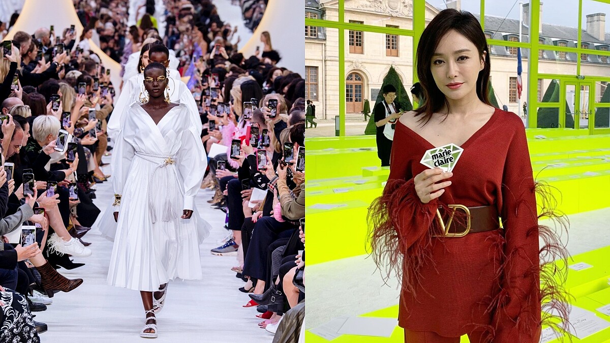 【巴黎時裝週】白衣控必看！不僅被Valentino 2020春夏系列多套衣服美到外，富察皇后秦嵐的仙氣更是魅力難擋！