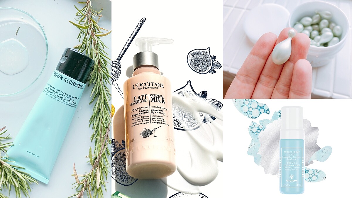 2019秋冬專櫃卸妝新品推薦！EVE LOM把全能深層潔淨霜變成一顆顆膠囊、GROWN ALCHEMIST溫感卸妝凝露、sisley泡泡霜、有蜂蜜香氣的歐舒丹卸妝乳…