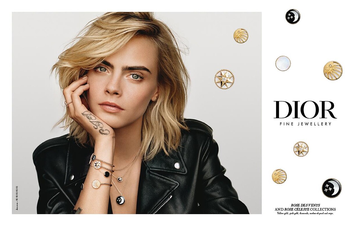  Cara Delevingne化身Dior Joaillerie全新珠寶代言人
