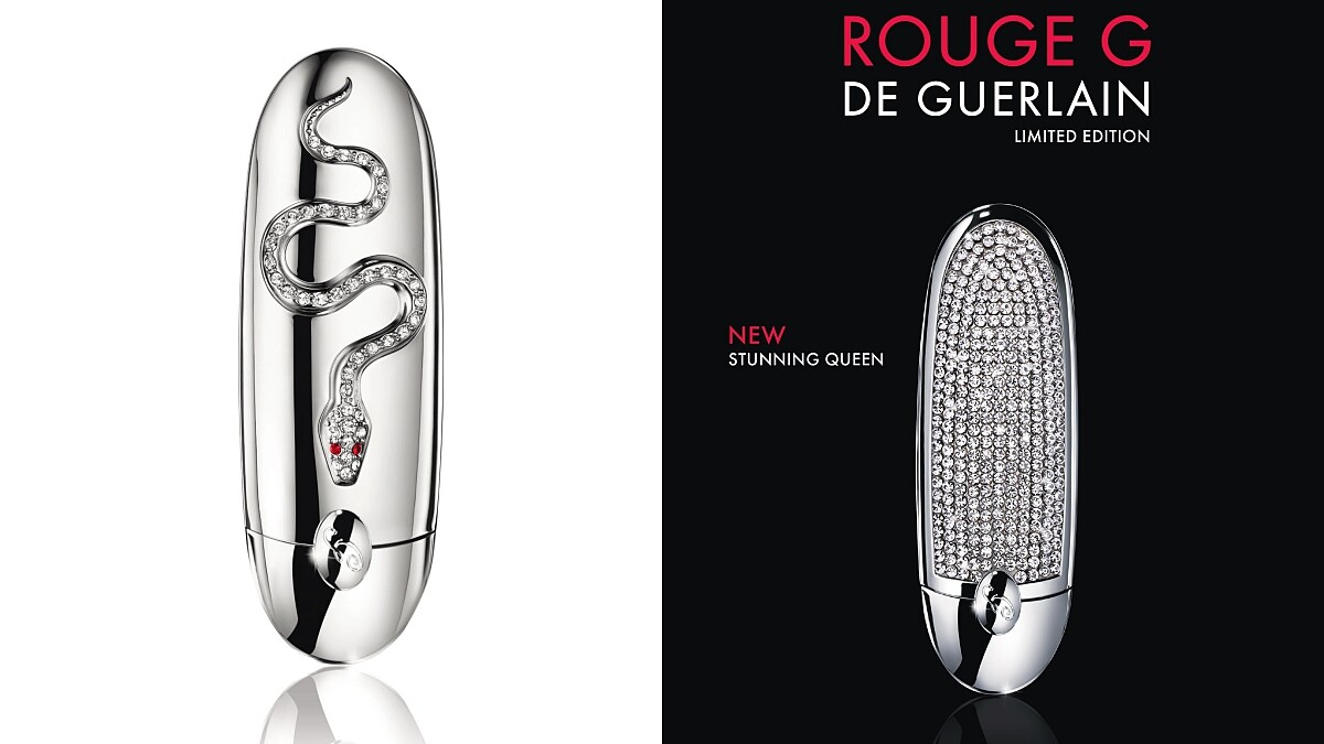 嬌蘭2019紅寶之吻唇膏彩殼限定版太奢華!以46顆水鑽打造、眼睛還是紅鑽的「晶鑽靈蛇」根本是珠寶等級,全台只有65個