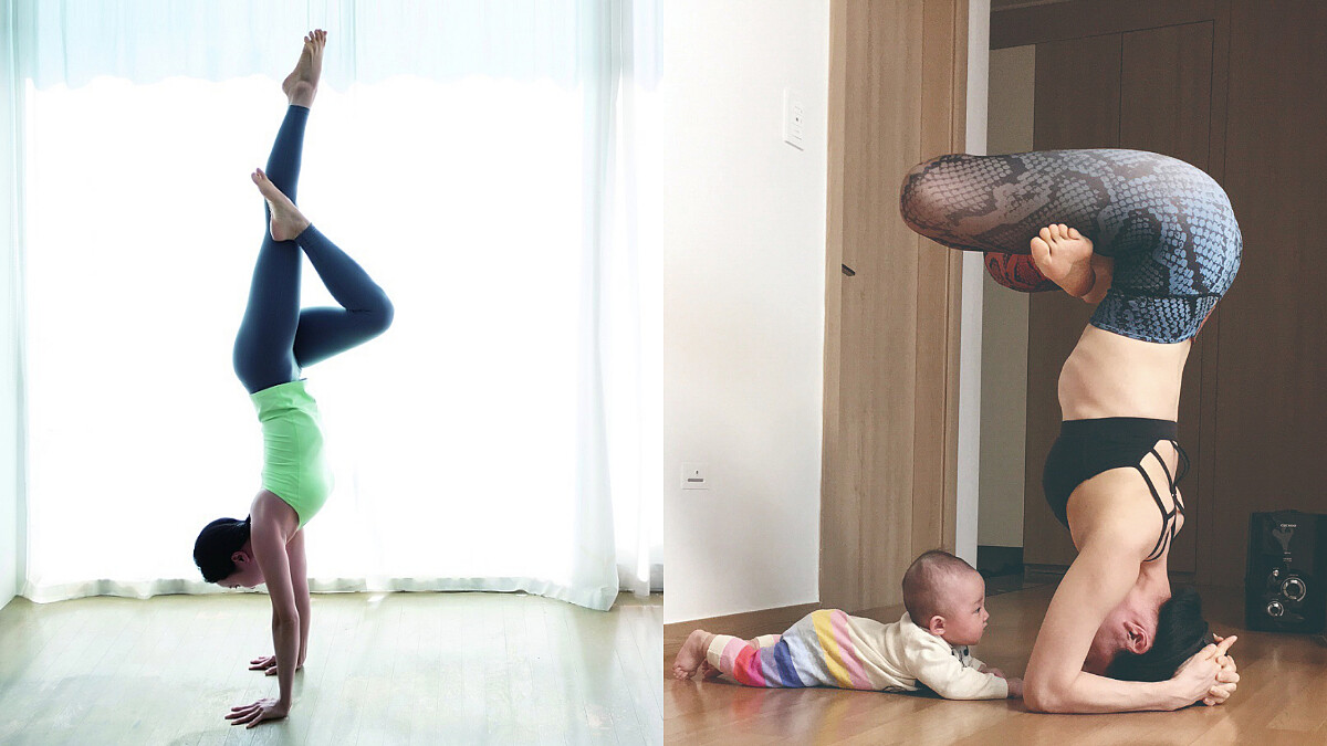 李孝利、IU都在練！風靡韓國的「倒立逆伸展」每天花10分鐘，4週就練會！不僅解痠痛、還能除贅肉！