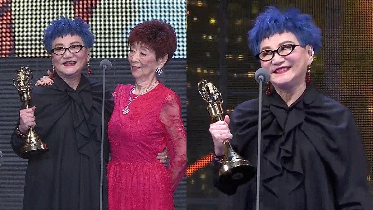 【金鐘54／2019金鐘獎】71歲張小燕獲頒終身成就獎！與94歲母親合體致詞：「我何德何能，讓你們這麼愛我。」
