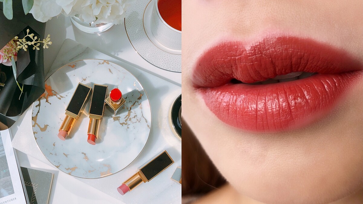 TOM FORD全新「設計師絲絨霧光唇膏」,宛如喀什米爾的柔霧質感超服貼顯色,#24楓糖奶茶絕對必收