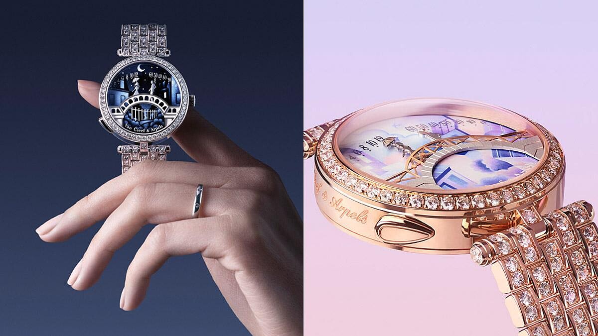 梵克雅寶的愛情續篇，新版戀人橋腕錶，讓人一吻定情！