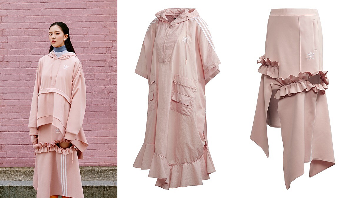 李鍾碩、炫雅都愛的韓國設計師品牌J KOO，攜手adidas Originals打造粉嫩運動裝束