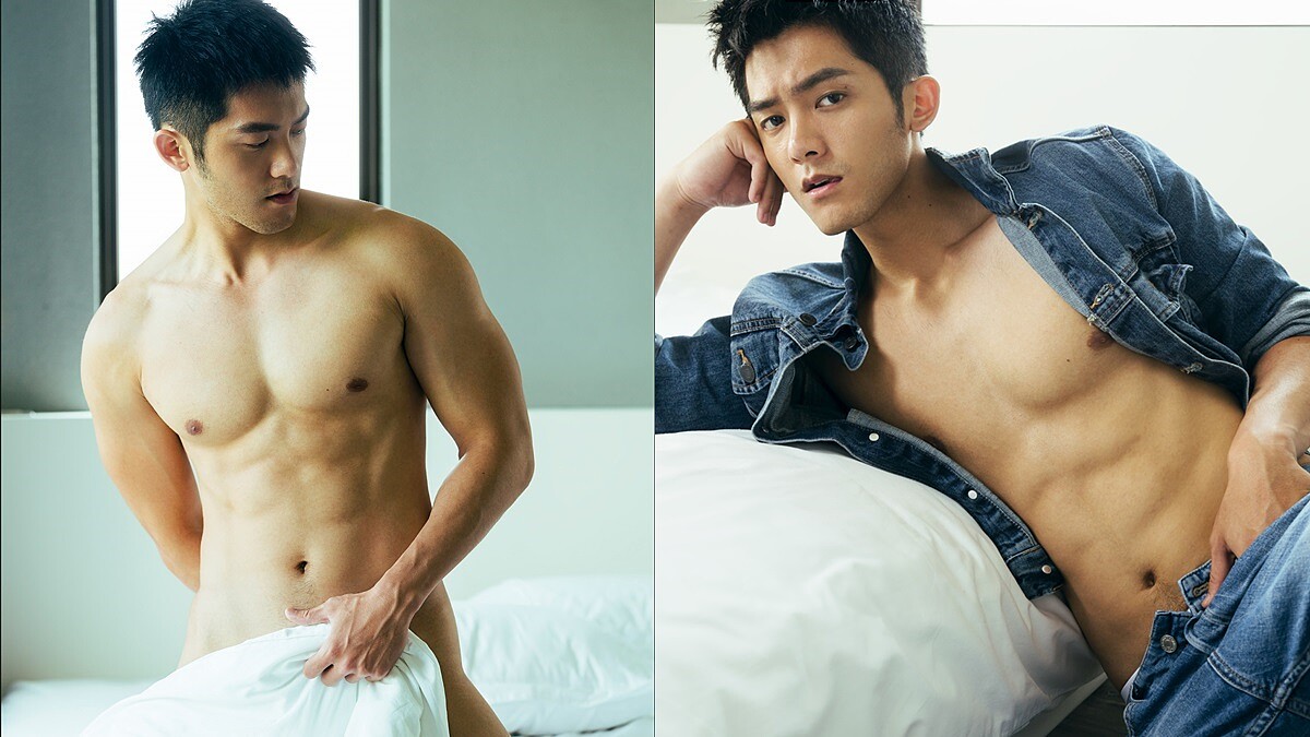 新生代鮮肉演員林冠宇Adam新書大秀肌肉身材!找來晏人物拍攝寫真,180公分裸身入鏡太性感了