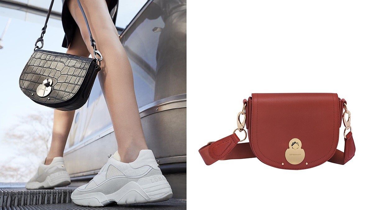 Longchamp 帶鍊皮夾包,14,100 / 斜背包小款,NT19,200 大款NT21,900