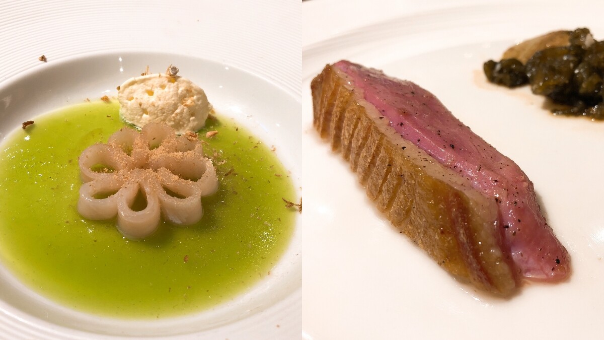 左為「鬼頭刀、飛魚」;右為「玉里櫻桃鴨」