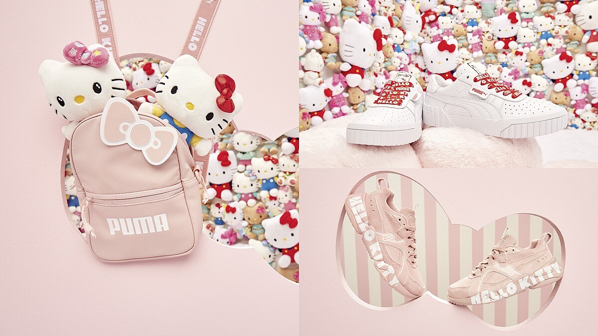 Kitty粉又要失心瘋!PUMA X HELLO KITTY聯名系列第二發,明星鞋款PUMA NOVA換上夢幻胭脂粉紅色