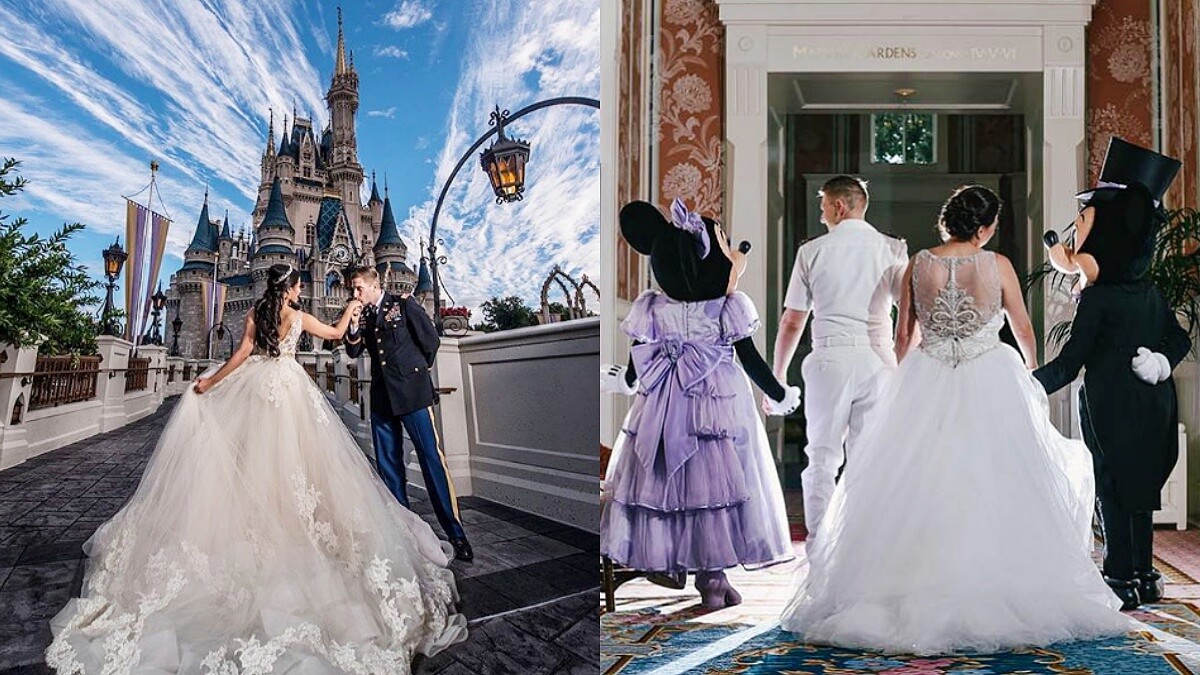 就讓小時候的偶像牽你走進禮堂!今年起你也能正式在美國迪士尼四大樂園中舉辦夢想婚禮了!