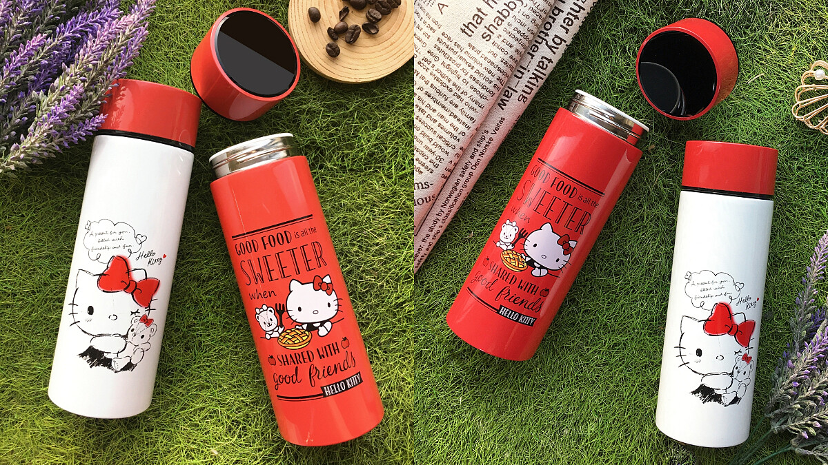 7-11全新推出紅、白兩款超萌「Hello Kitty陶瓷保溫杯」!還有粉紅生日版icash2.0,凱蒂迷快收藏起來