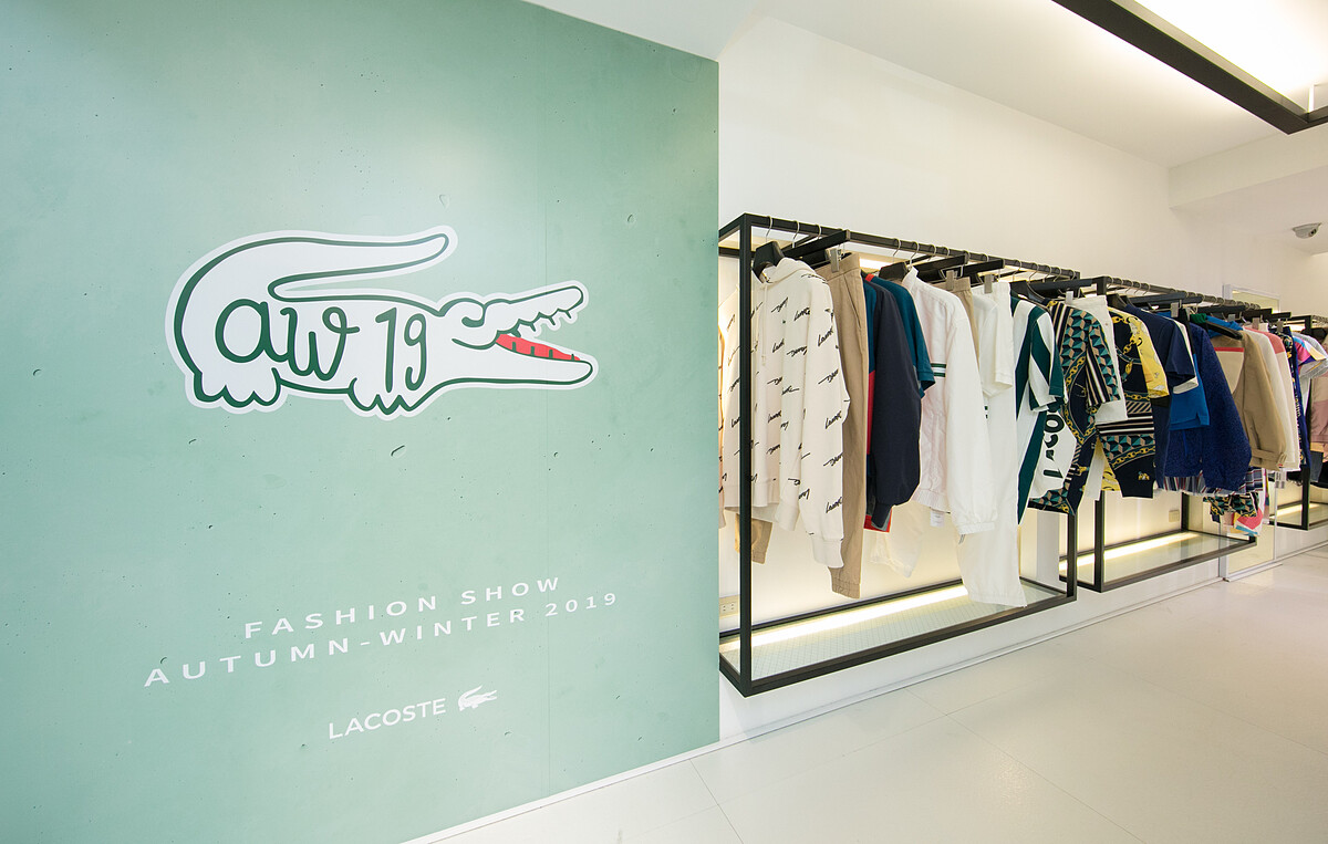 全新的 Lacoste 2019秋冬系列,於 Artifacts 獨家首賣。
