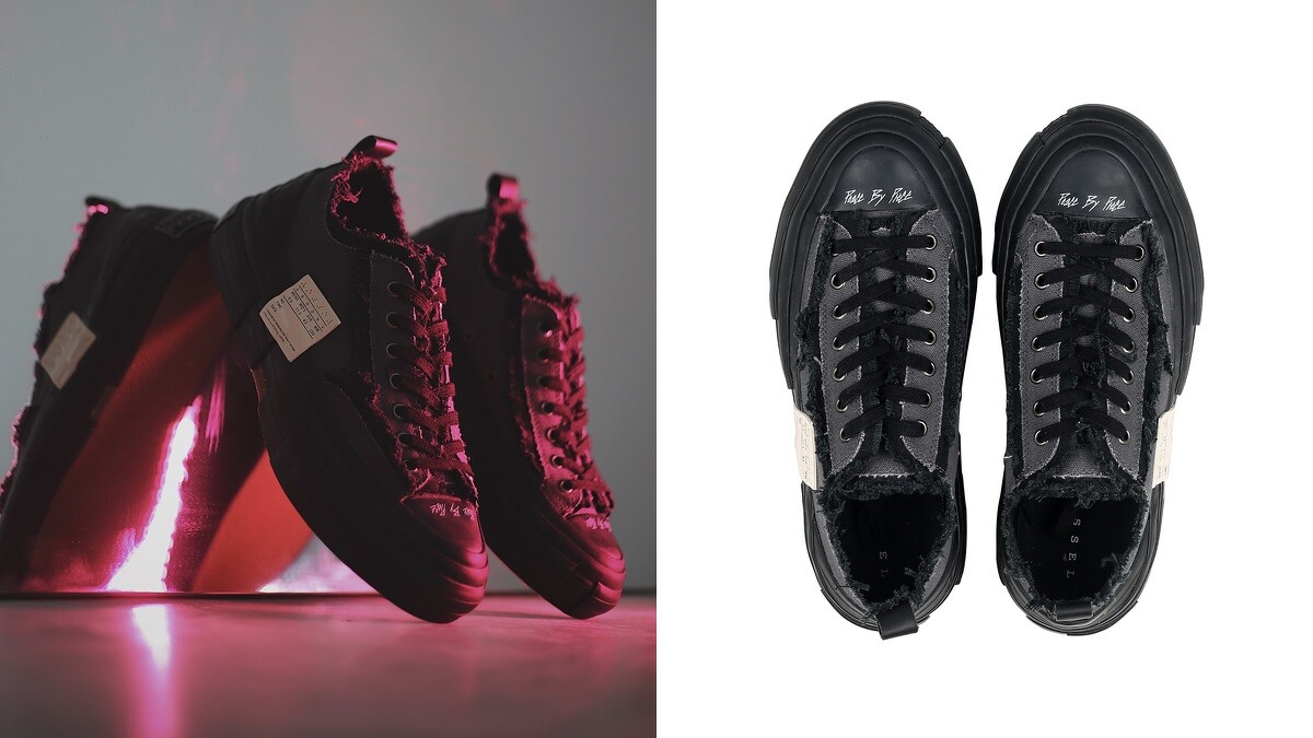 xVESSEL x UNITED ARROWS & SONS 聯名款G.O.P. Lows解構帆布鞋,NT7,990