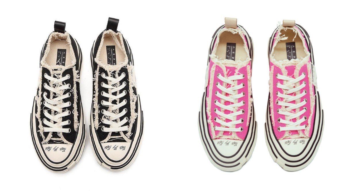 xVESSEL G.O.P. Lows解構帆布鞋,NT7,990(螢光粉、經典黑、帝都黃、海軍藍)