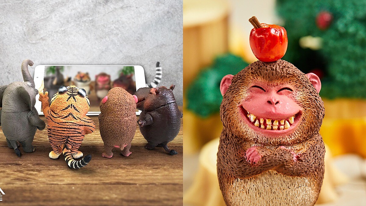 喜感無極限！Animal Life X 朝隈俊男推「圓滾滾系列」公仔，大笑動物們一掃上班厭世感