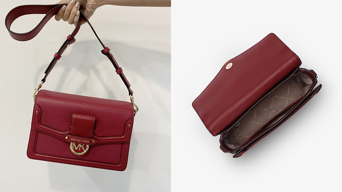 Michael Kors Jessie酒紅單肩包,NT16,200