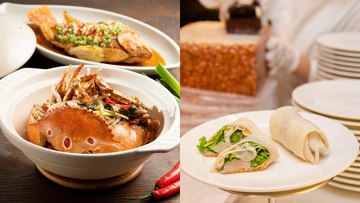 爆炒沙茶鮮蟹、古早味花生香菜冰淇淋吃到飽!君悅酒店60道「食在好台」主題美食限時登場,重溫美好家鄉味