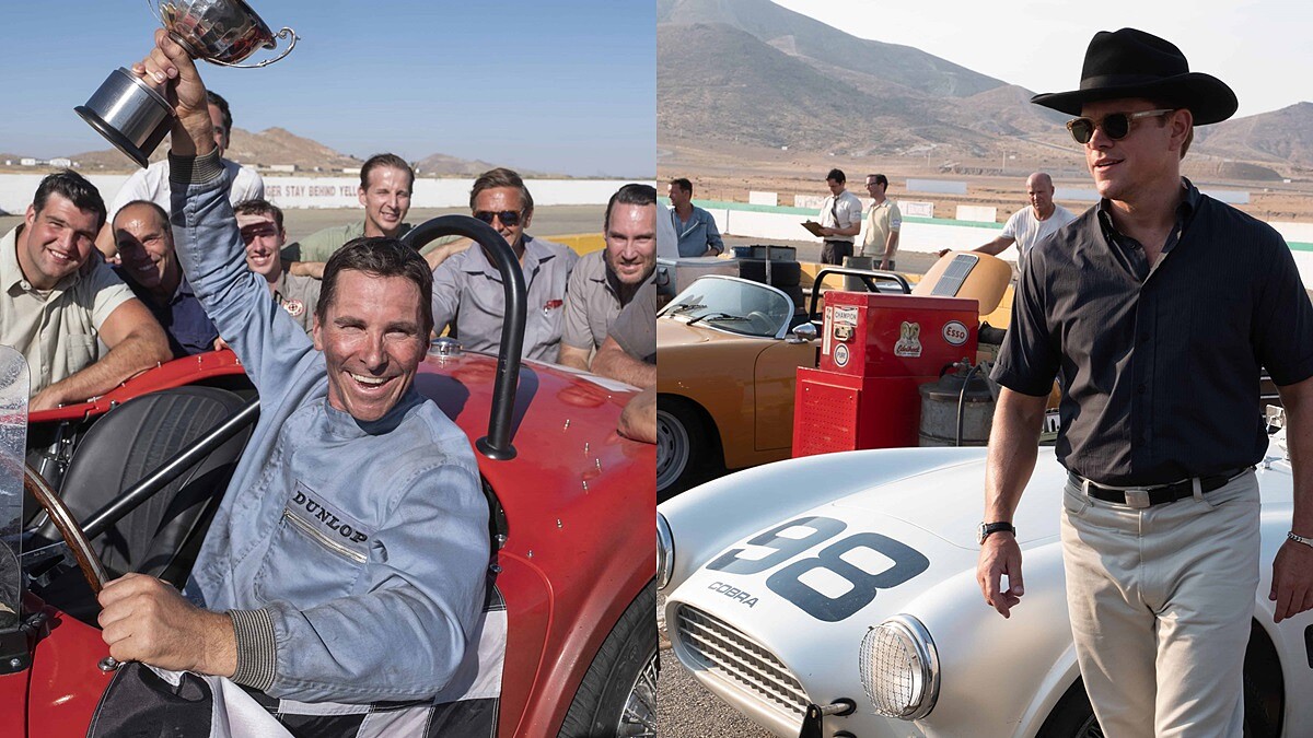 福特對戰法拉利！《賽道狂人》克里斯汀貝爾及麥特戴蒙攜手演出，車壇史上最刺激真人真事