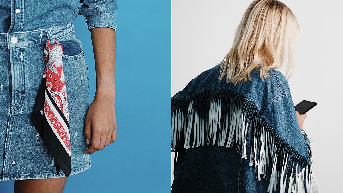 從產生最多廢棄物的「牛仔布」下手，Maje推出First Stone牛仔限量系列