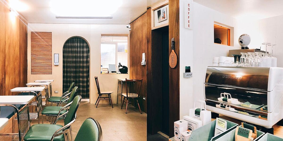 拱門選擇的格紋窗簾，溫馨親切；復古的開關裝置、還有許多主理人喜愛的物件，空間裡藏著許多美好小細節&hellip;