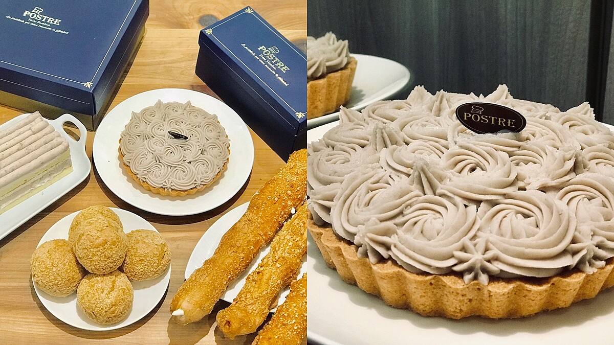 芋頭控必吃！Postre波絲甜推出芋頭系列甜點，還有全新抹茶風味巨無霸脆皮泡芙