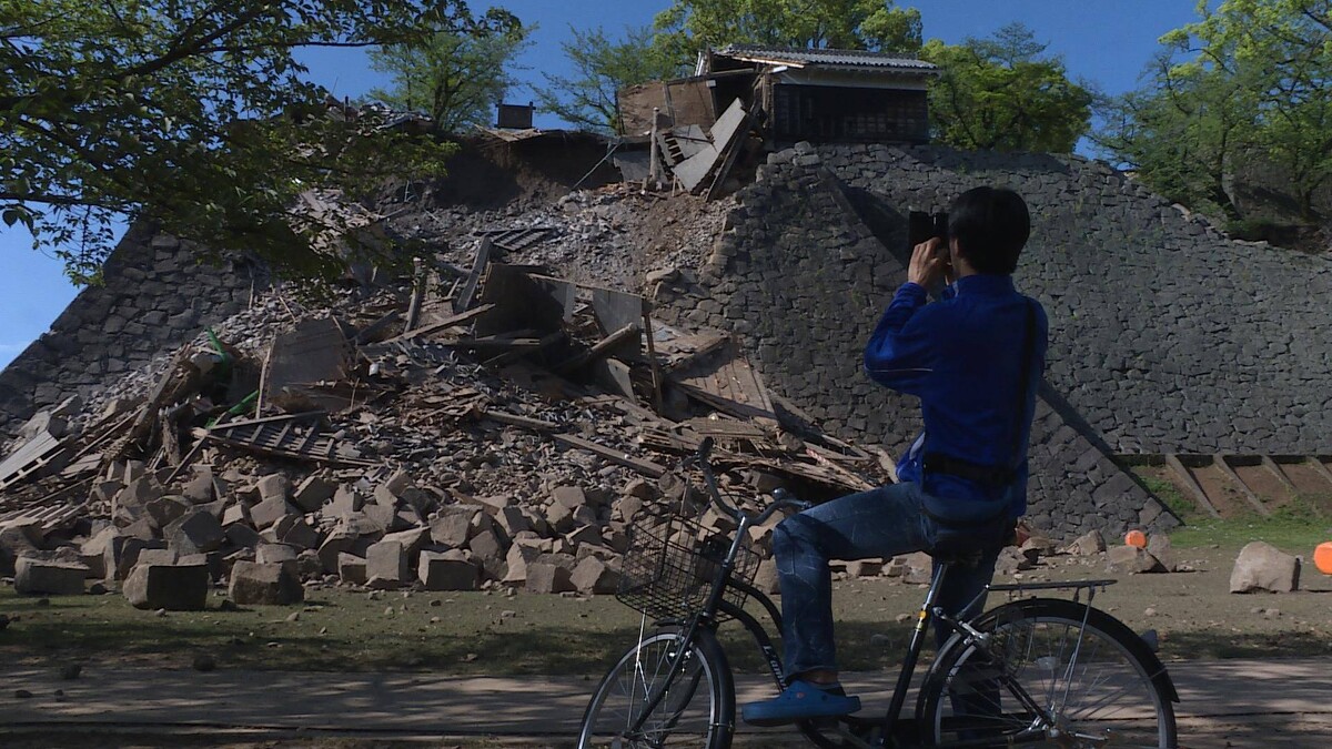 觀光名勝熊本城受損嚴重