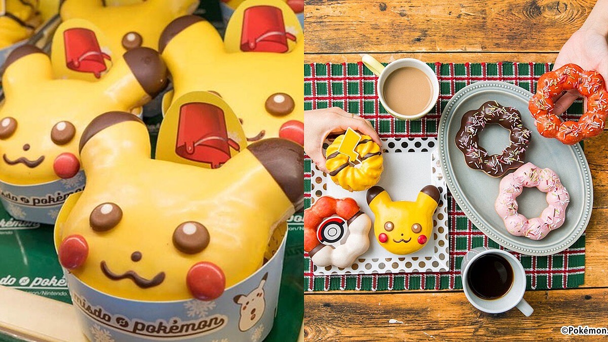 皮卡丘超萌登場!Mister Donut與《精靈寶可夢》推皮卡丘、精靈球甜甜圈、寶可夢珍珠飲料