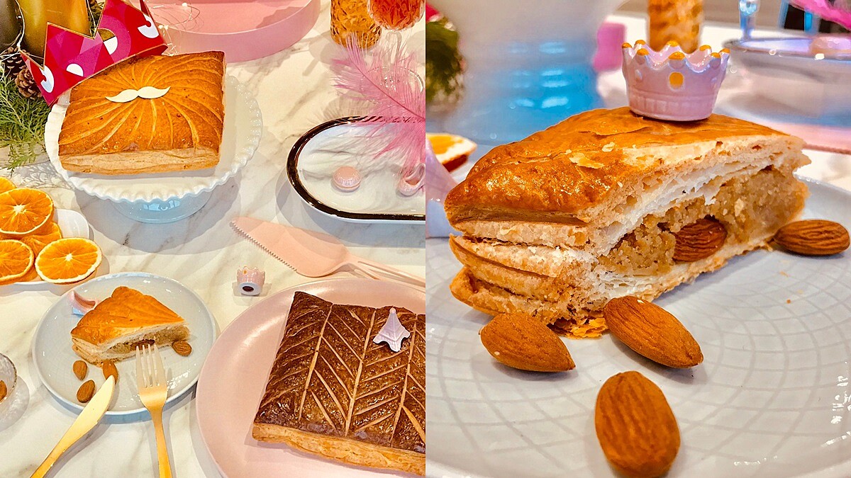 粉紅巴黎鐵塔！昂舒巴黎x 7-ELEVEN推「國王派」必吃口味法式可可、橙香杏仁搭配香酥餅皮超誘人，5款粉嫩瓷偶好想收藏