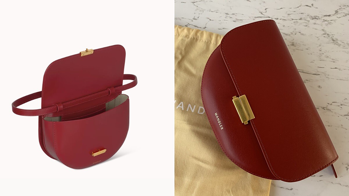 Wandler Anna Belt 復古酒紅腰包,NT20,980