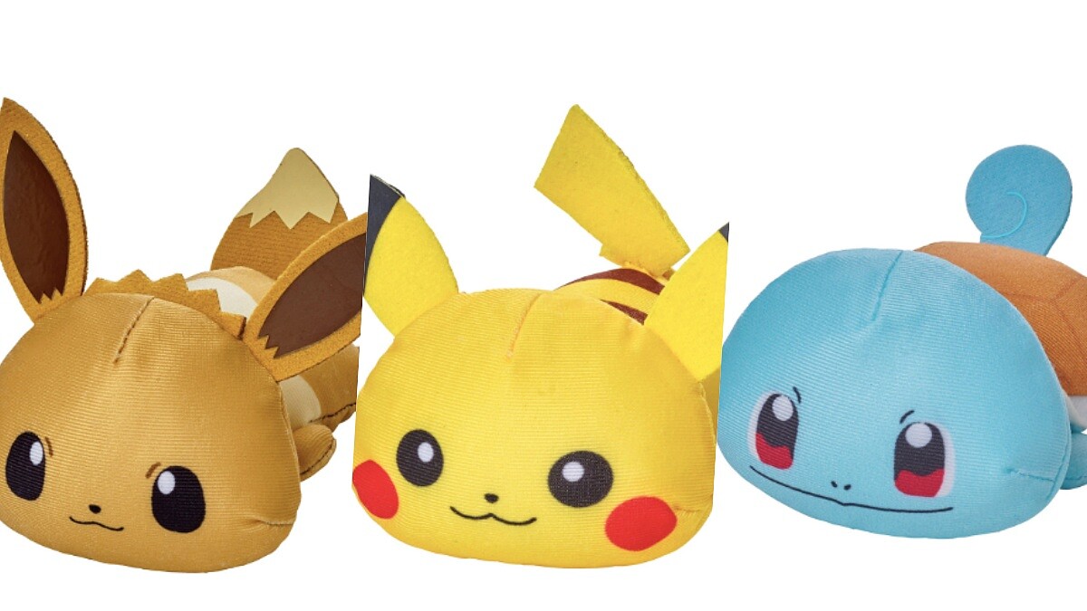 一起入睡！日本推7款「趴睡寶可夢」跟著皮卡丘、可達鴨、傑尼龜一起大睡特睡