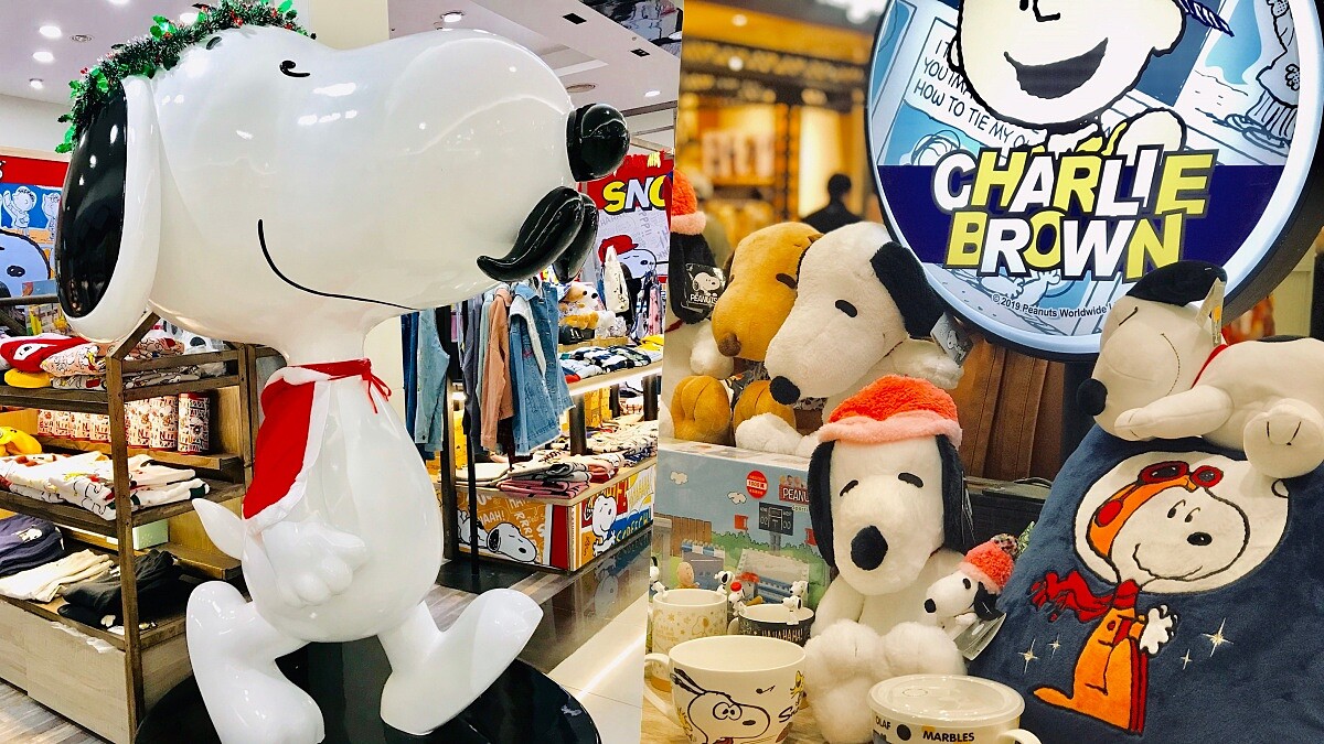 呼叫史努比控!「史努比專賣店」聖誕禮物14款推薦,全台獨家翹鬍子史努比公仔