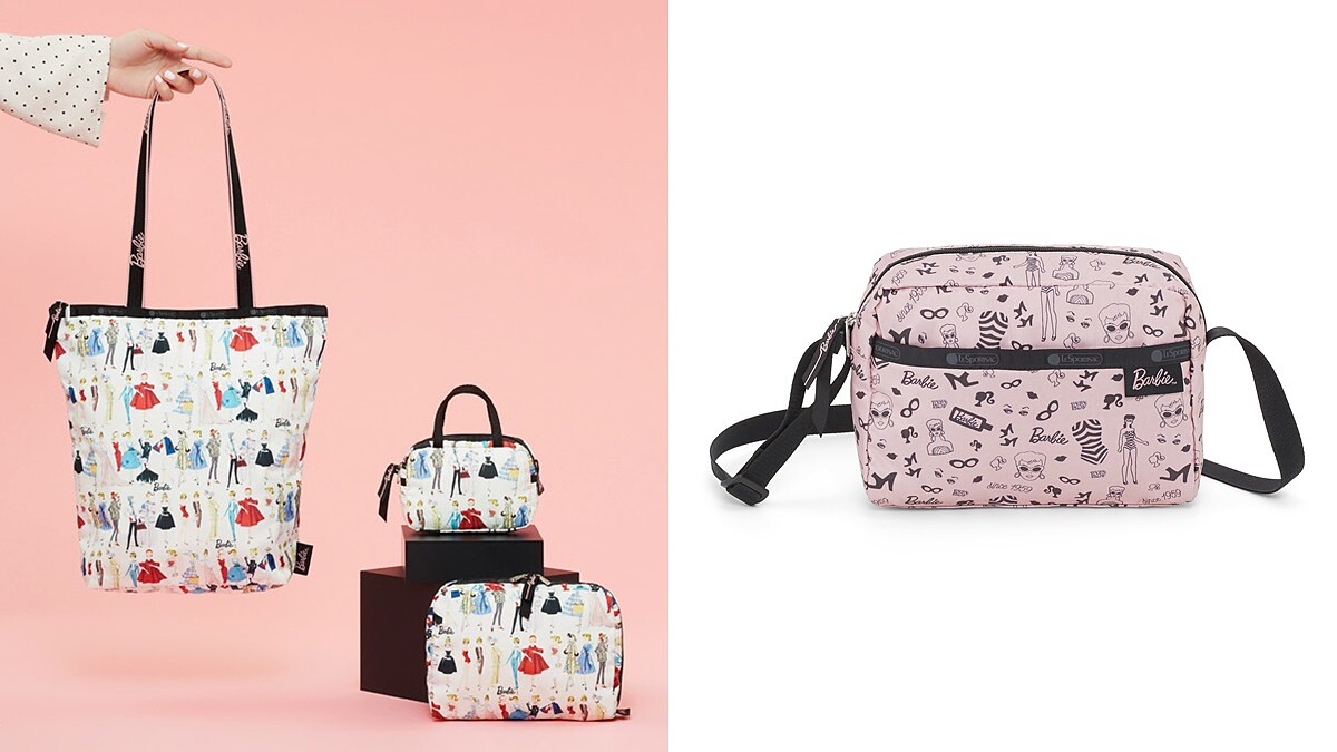 芭比迷千萬別錯過! LeSportsac X Barbie聯名系列以芭比最愛的粉紅色推出手袋、化妝包