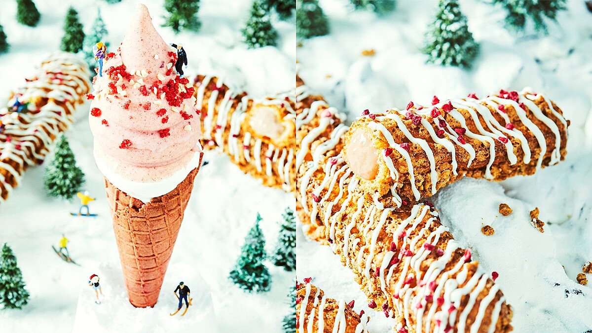 冬季限定!ZAKUZAKU棒棒泡芙推草莓系列雪莓口味、草莓巧可霜淇淋繽紛登場