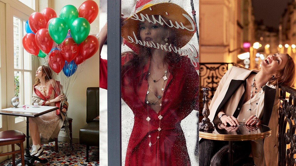 Alhambra系列誕生50周年時，Van Cleef & Arpels梵克雅寶與藝術家Damian Foxe合作拍攝的一系列影像，呈現不同世代女性的自信與多樣風格。