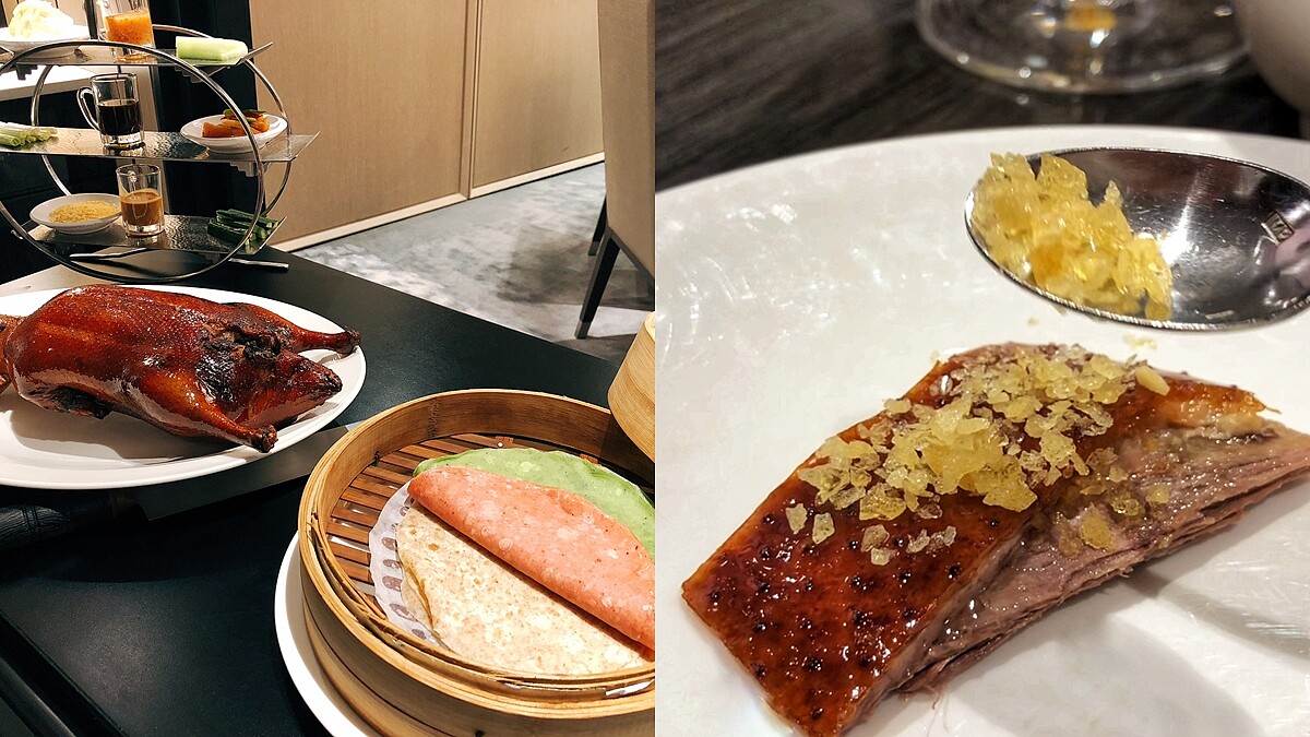 六福萬怡酒店太狂！全新粵菜藏「跳跳糖烤鴨」，酥脆片鴨＋嗶嗶啵啵口感，吃過都猛讚